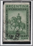 Stamps Argentina -  Justo Jose d' Urquiza