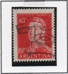 Stamps Argentina -  General San Martin