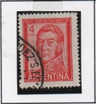 Stamps Argentina -  General San Martin