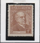 Stamps Argentina -  Sarmiento