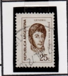 Stamps Argentina -  General San Martin