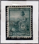 Stamps Argentina -  Alegoria