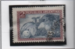 Stamps Argentina -  Frutas