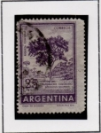 Stamps Argentina -  Arbol Rojo Quebracho