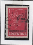 Sellos de America - Argentina -  Emblema d' Boy Scout Argentinos