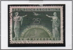 Stamps Argentina -  Alegoría d' l' UPU