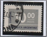 Sellos de America - Argentina -  Cifras