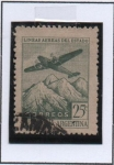 Sellos de America - Argentina -  Avion y Andes