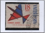 Stamps Argentina -  Avión Simbólico