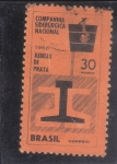 Sellos de America - Brasil -  Bodas de Plata de la Empresa Nacional del Acero