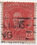 Stamps Australia -  Rey Jorge V