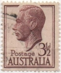 Stamps Australia -  Rey Jorge VI