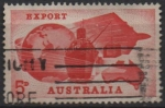 Stamps Australia -  Glovo, Barco y mapa d' Australia