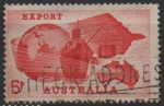 Stamps Australia -  Glovo, Barco y mapa d' Australia