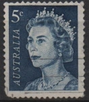 Stamps Australia -  Reina Elizabeth II