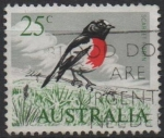 Sellos de Oceania - Australia -  Scarlet Robin