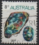 Stamps Australia -  Minerales: Opal