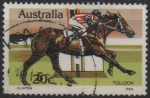 Stamps Australia -  Caballos d' carrera: Tulloch