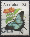 Stamps Australia -  Mariposas. Ulises