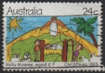 Stamps Australia -  Navidad 83