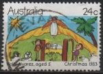 Stamps Australia -  Navidad 83