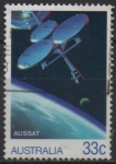 Stamps Australia -  Satelites d' Comunicaciones: Aussat