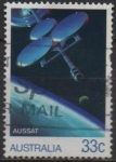 Stamps Australia -  Satelites d' Comunicaciones: Aussat