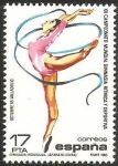 Stamps : Europe : Spain :  2811 - XII Campeonato Mundial de Gimnasia Rítmica, Ejercicio con cintas