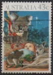 Stamps Australia -  Navidad 90