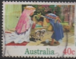 Stamps Australia -  Navidad d' Niños