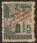 Stamps Spain -  Conmemoración de la liberación de Barcelona