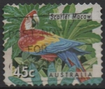 Stamps Australia -  Guacamaya Roja