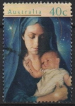 Stamps Australia -  Navidad Virjen y el niño