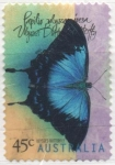 Stamps Australia -  Mariposas: Olises