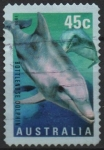 Stamps Australia -  Delfin mular