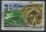 Stamps Australia -  Perforador en Tooma-Tumut