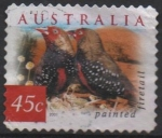 Stamps Australia -  Firetail Pintado