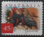 Stamps Australia -  Firetail Pintado