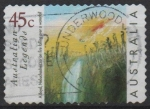 Stamps Australia -  Nabocodonosor cae a una Cascada