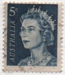 Stamps Australia -  Reina Elizabeth II