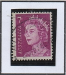 Stamps Australia -  Reina Elizabeth II