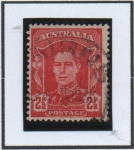 Stamps Australia -  Rey Jorge VI