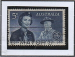 Stamps Australia -  Girl Guide y Lord Baden-poqell