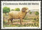 Stamps Spain -  2839 - II conferencia mundial del merino, carnero merino