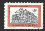 Sellos del Mundo : Africa : Argelia : 1166 - Teatro Colón de Buenos Aires