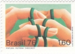 Stamps Brazil -  Pintura Pietrina Checcacci