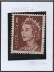 Stamps Australia -  Reina Elizabeth II