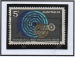 Stamps Australia -  Circulos Traslapados