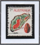 Stamps Australia -  Agata