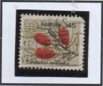 Stamps Australia -  Callistemon Teretifolius